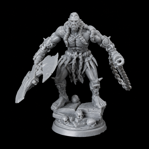 Ork wojownik – pozycja 3 – miniaturka fantasy