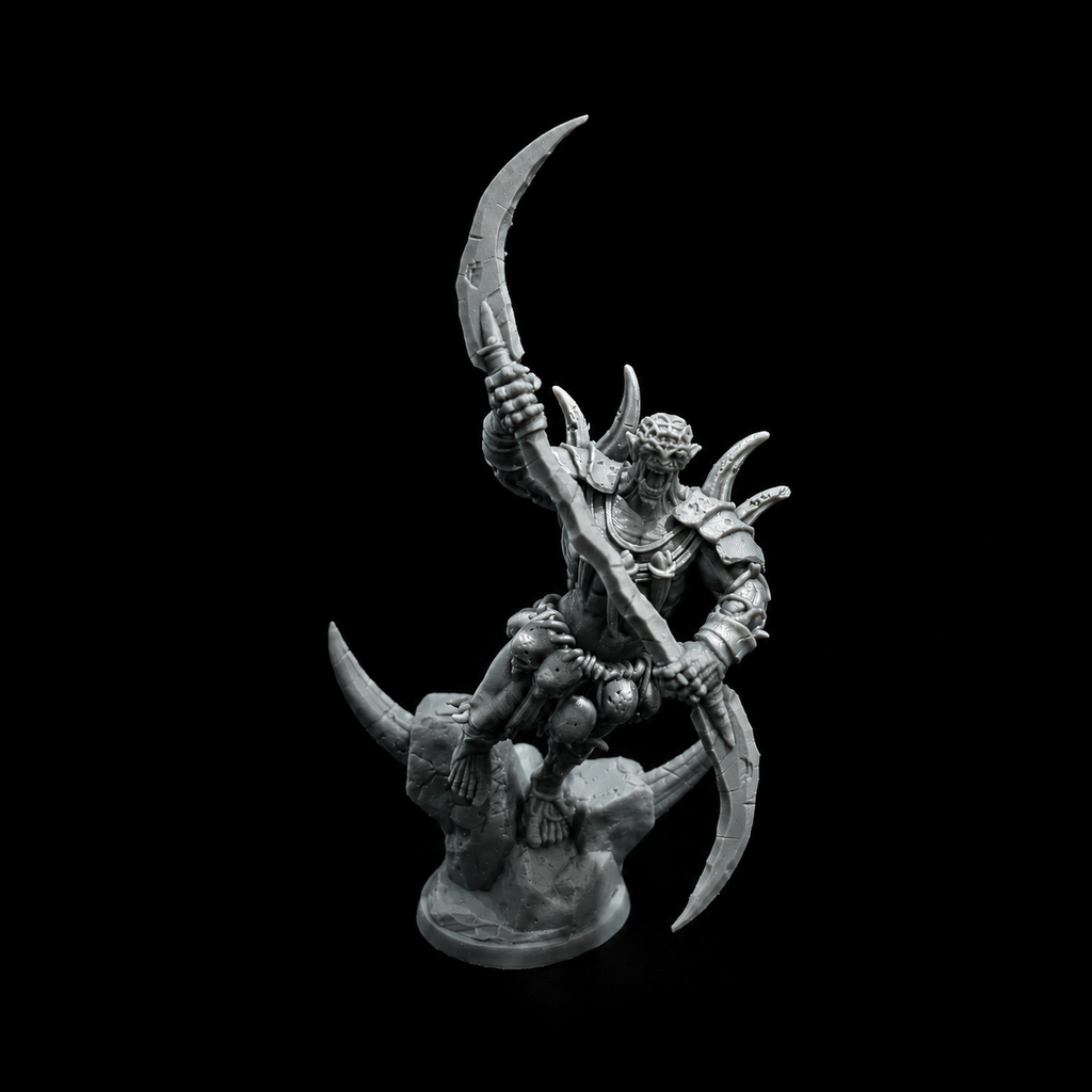 Ork wojownik – pozycja 2 – miniaturka fantasy