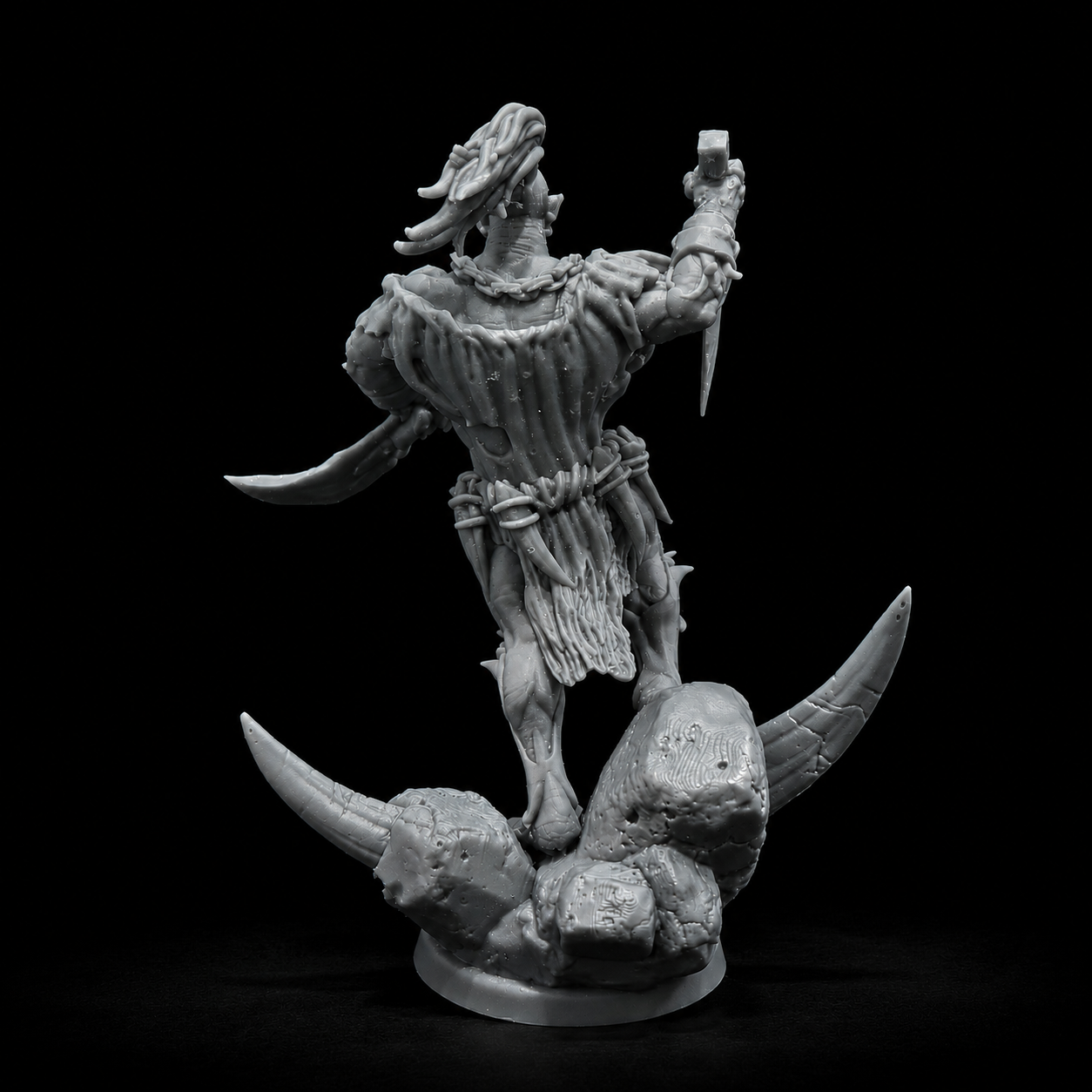 Ork wojownik – pozycja 1 – miniaturka fantasy