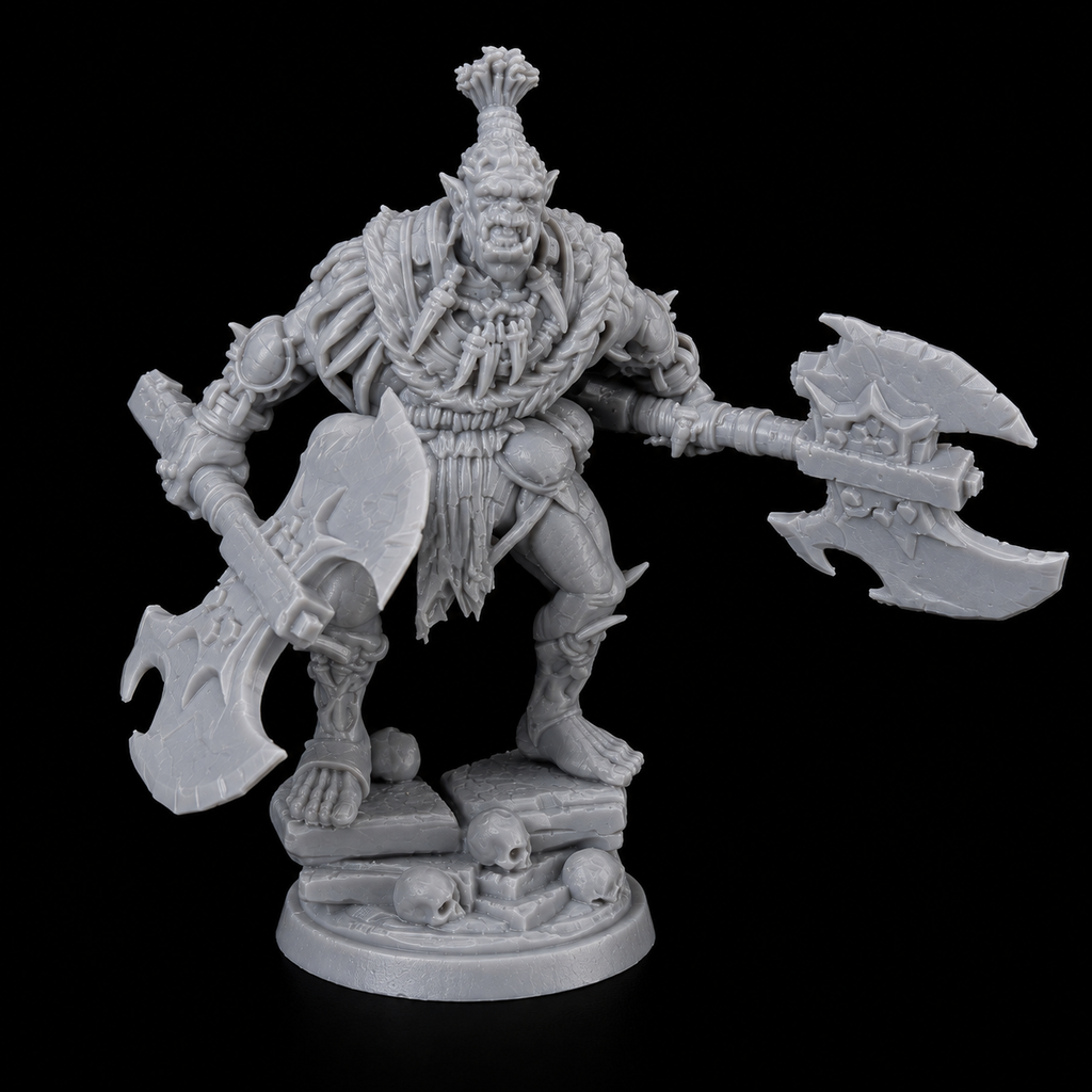 Ork wojownik – pozycja 4 – miniaturka fantasy
